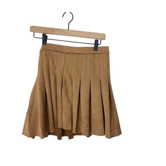 NWT Indigo Free School Girl Pleated Corduroy Light Academia Skirt - Picture 1 of 4